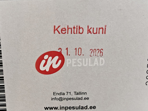IN pesula voucher / kinkekaart