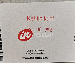 IN pesula voucher / kinkekaart (1 foto / 2)