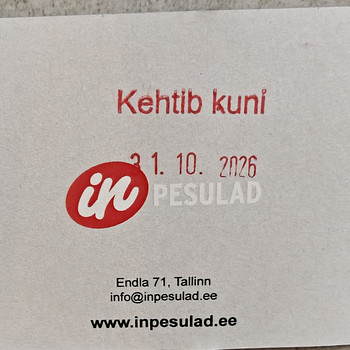 IN pesula voucher / kinkekaart