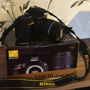Фотокамера Nikon D5600 + 18-55mm AF-P VR Kit