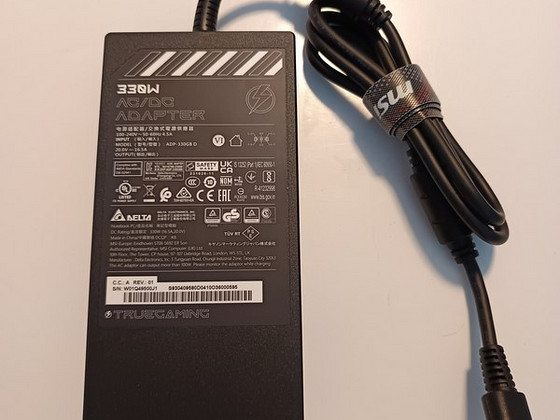 Оригинальное зарядное устройство MSI 330w