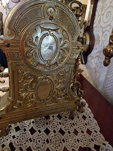 Часы каминные подсвечники (5 фото из 5)