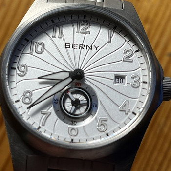 BERNY Men Automatic Titanium Classic Watch 41mm