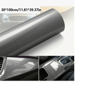 Carbon Fiber High Glossy Car 3D 30*127см и 7D Vinyl 30*100 (5 фото из 10)