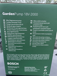 Аккумуляторный насос Bosch 18V (4 фото из 4)