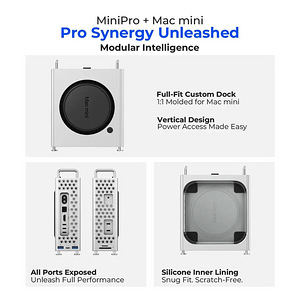 ORICO MiniPro Dock Case for Mac mini M4 (1 foto / 6)