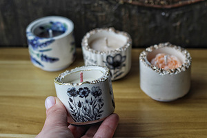 Kreatiivne küünal. Käsitöö (8 foto / 10)