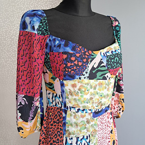 Desigual kleit viskoosist S-M (3 foto / 5)