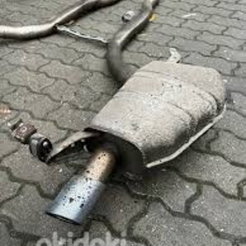 BMW f10 535d lõpupütt, tagumine summuti