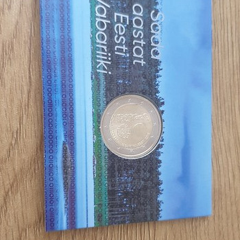 100a Eesti Vabariik 2€ mündikaart