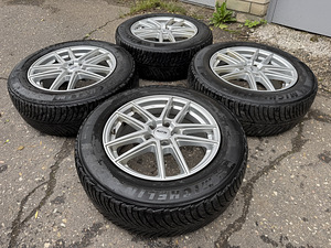 17" Platin veljed 5x112 + lamellrehvid 225/60/17 (Audi C8) (9 foto / 10)