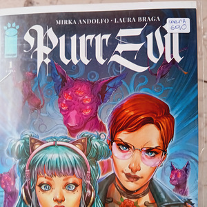 „Purr Evil“ koomiks, raamat, Inlse keeles (6 foto / 10)