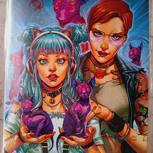 „Purr Evil“ koomiks, raamat, Inlse keeles (7 foto / 10)
