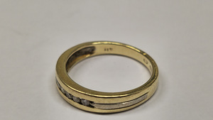 Kuld sõrmus teemandiga 585 proov (№L1302) (1 foto / 5)