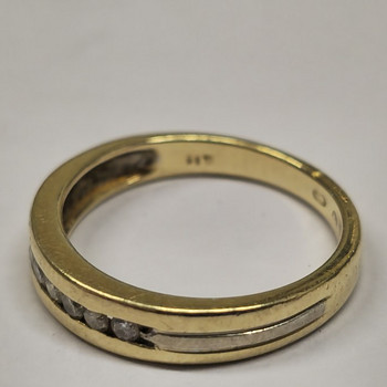 Золотое кольцо с бриллиантами 585 проба (№L1302)