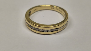 Kuld sõrmus teemandiga 585 proov (№L1302) (4 foto / 5)