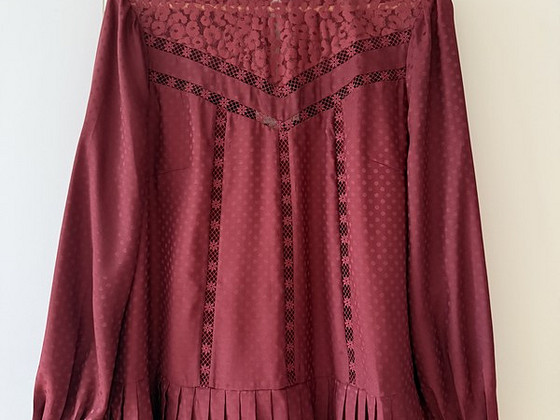 Ted Baker Shilli Animal Mesh Lace Swing Top