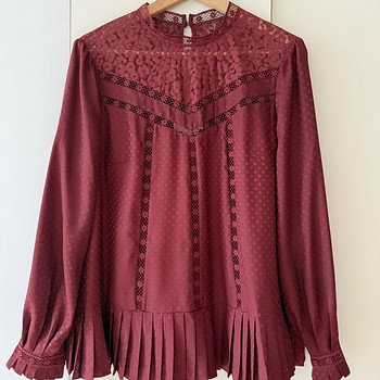Ted Baker Shilli Animal Mesh Lace Swing Top