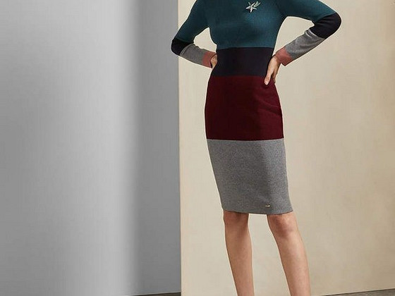 Ted Baker FRANAE Ребристое вязаное платье kleit