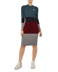 Ted Baker FRANAE Ribbed knitted dress kleit (4 foto / 10)