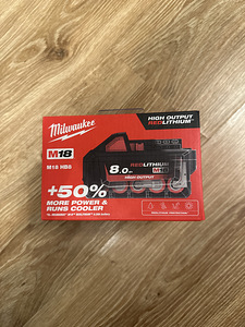 „Milwaukee Redlithium High Output“ aku (2 foto / 4)