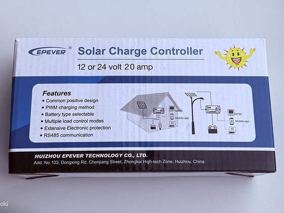 Epever Solar Charge Controller 12 / 24 V , 20 A