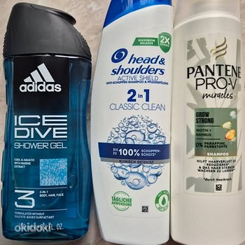 Гель для душа Adidas/шампунь Head & Shoulders/шампунь Pantene Pro-V