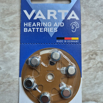 Батарейки для слуховых аппаратов Varta
