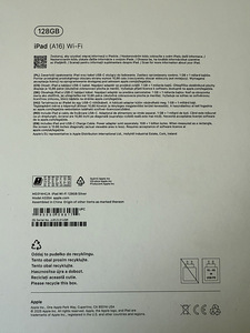 UUS Apple iPad 11'' (2025) 128GB Slv WiFi, garantii 09.2028 (3 foto / 3)