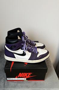 Nike Jordan 1 Retro High ‘Court Purple’ tossud (1 foto / 3)