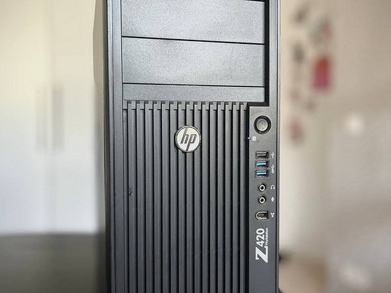 Настольный компьютер HP Z420, Xeon E5-1620, 32 ГБ, Quadro 20