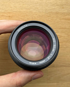 Minolta MD III 50mm f/1.2, ручной объектив (1 фото из 7)