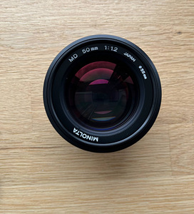 Minolta MD III 50mm f/1.2, ручной объектив (5 фото из 7)