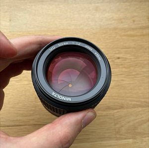 Minolta MD III 50mm f/1.2, ручной объектив (7 фото из 7)