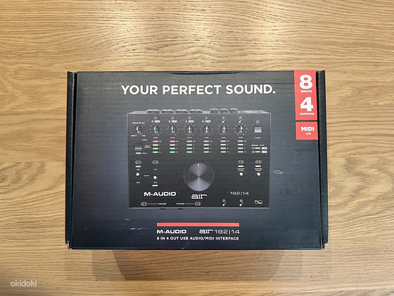 M-Audio AIR 192|14 (8-in/4-out) helikaart / Audio Interface