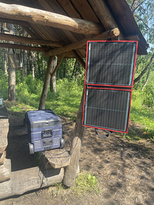 Автохолодильник компрессорный+с аккумулятором+solar panel (1 фото из 3)