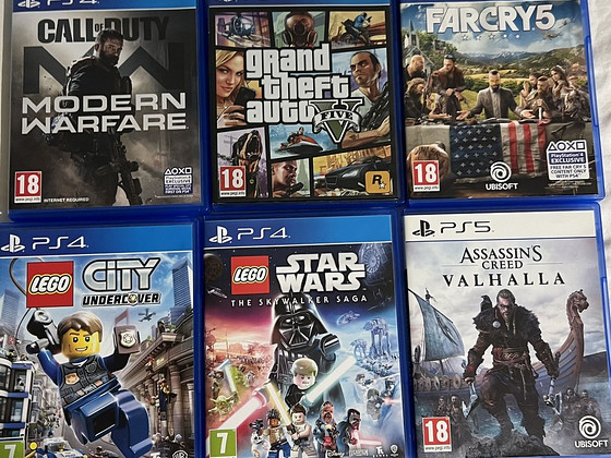 PS5, PS4 Mängud