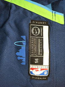 NBA Аутентичная Nike Dallas Mavericks City Джерси Порзингис 52 (10 фото из 10)