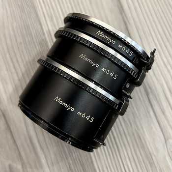 MAMIYA M645 Macro Auto EXT ring set NR.1,2,3