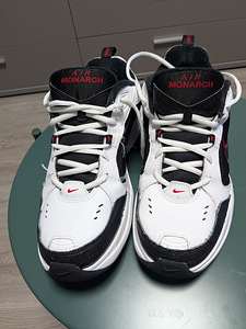 Nike Air Monarch IV White Black Red (1 фото из 5)