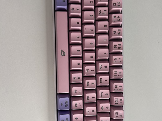 Blackstorm RGB Mech 2 Dual Mode 60% - roosa-lilla