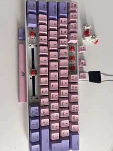 Blackstorm RGB Mech 2 Dual Mode 60 % - розово‑фиолетова (4 фото из 5)