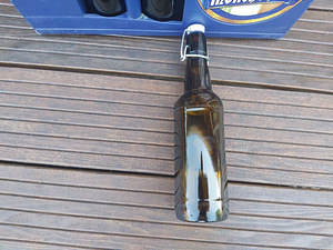 20 x 0,5 l keraamilise korgiga pudelit + kast (2 foto / 6)