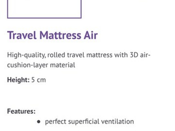 Träumeland Travel Mattress Air/ матрас для путешествия