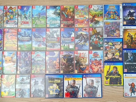 Mängud PS4, PS5, Nintendo Switch, 3DS jaoks