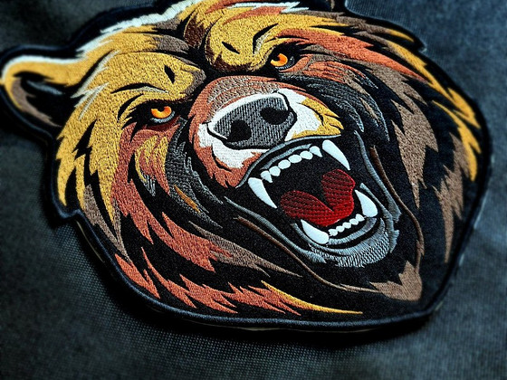Нашивка Wild Bear (термоаппликация)