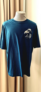 Oversize (unisex) T-särk tikandiga „Vares” (3 foto / 3)