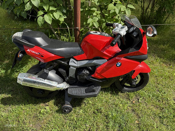 Электрический мотоцикл для детей BMW 283, красный