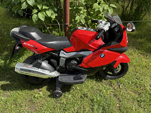Электрический мотоцикл для детей BMW 283, красный (1 фото из 1)