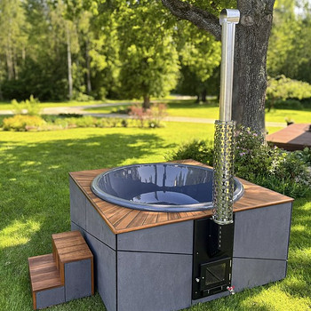 Stiilne kümblustünn integreeritud ahjuga